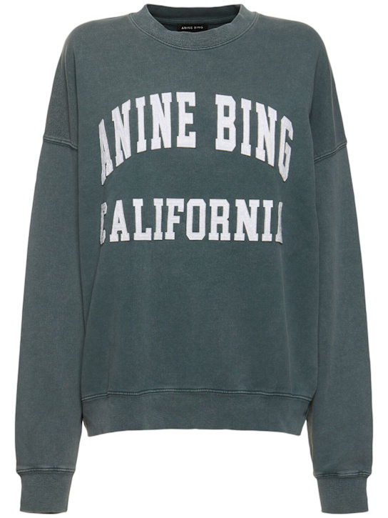 Miles logo sweatshirt - ANINE BING - Women | Luisaviaroma