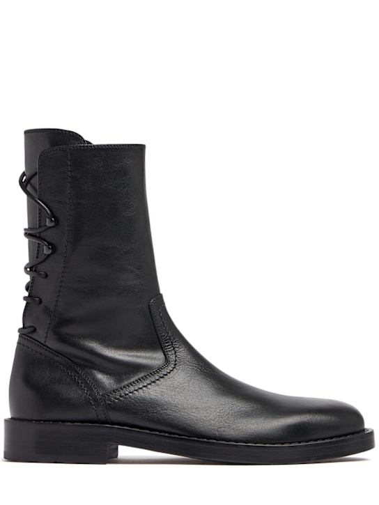 Ann Demeulemeester: Heiko laced back ankle boots - men_0 | Luisa Via Roma