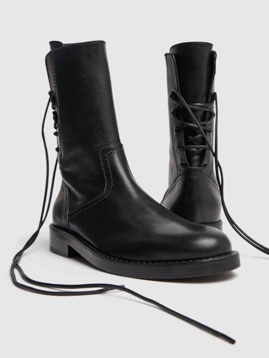 Ann Demeulemeester: Heiko laced back ankle boots - men_2 | Luisa Via Roma