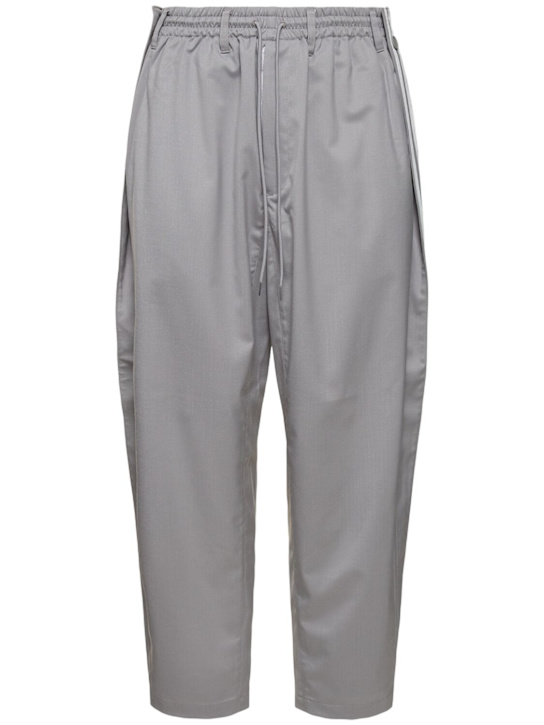 Y-3: Wool blend pants - men_0 | Luisa Via Roma