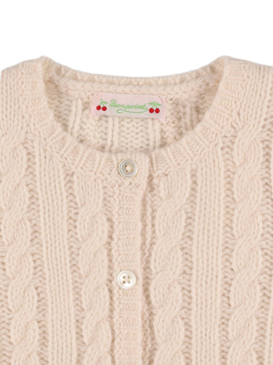 Bonpoint: ウールニットカーディガン - kids-girls_1 | Luisa Via Roma