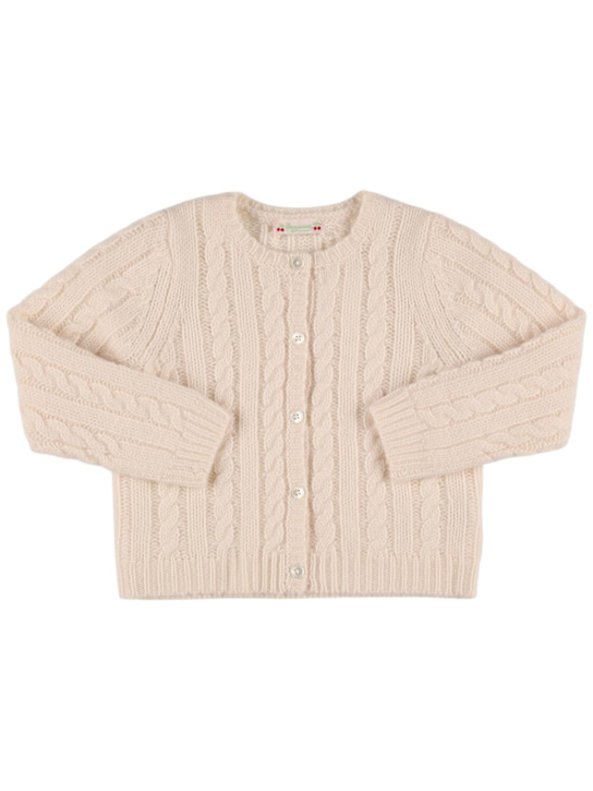 Bonpoint: ウールニットカーディガン - kids-girls_0 | Luisa Via Roma