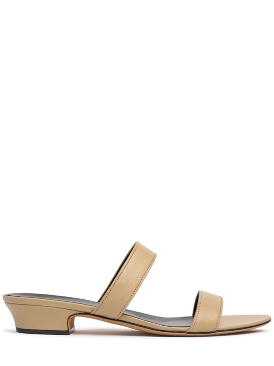 The Row: 25mm Awar strap sandals - Iron Grey - women_0 | Luisa Via Roma