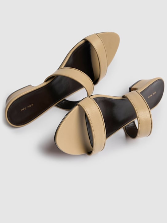 The Row: 25mm Awar strap sandals - Iron Grey - women_3 | Luisa Via Roma