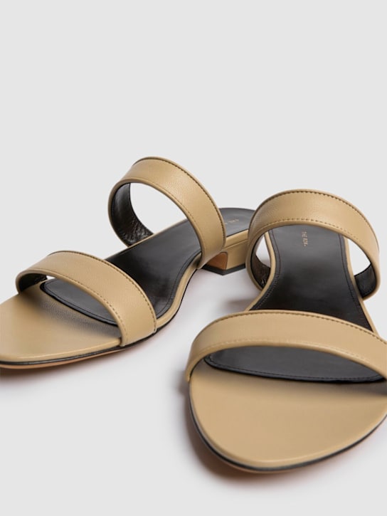 The Row: 25mm Awar strap sandals - Iron Grey - women_2 | Luisa Via Roma