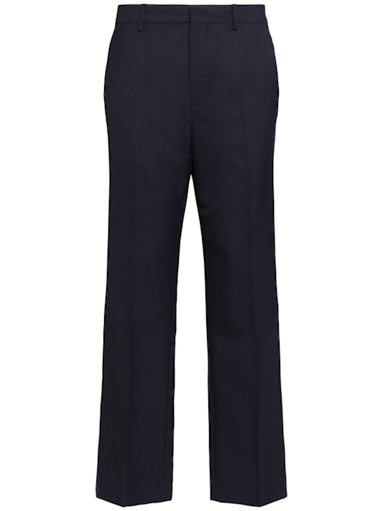 AMI Paris: Hose aus Wolle - Dunkelblau - men_0 | Luisa Via Roma