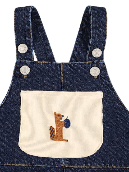 Bobo Choses: コットンコーデュロイオーバーオール - kids-boys_1 | Luisa Via Roma