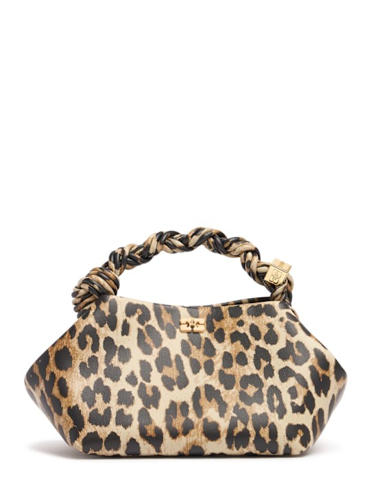 GANNI: Small Bou leopard print bag - women_0 | Luisa Via Roma