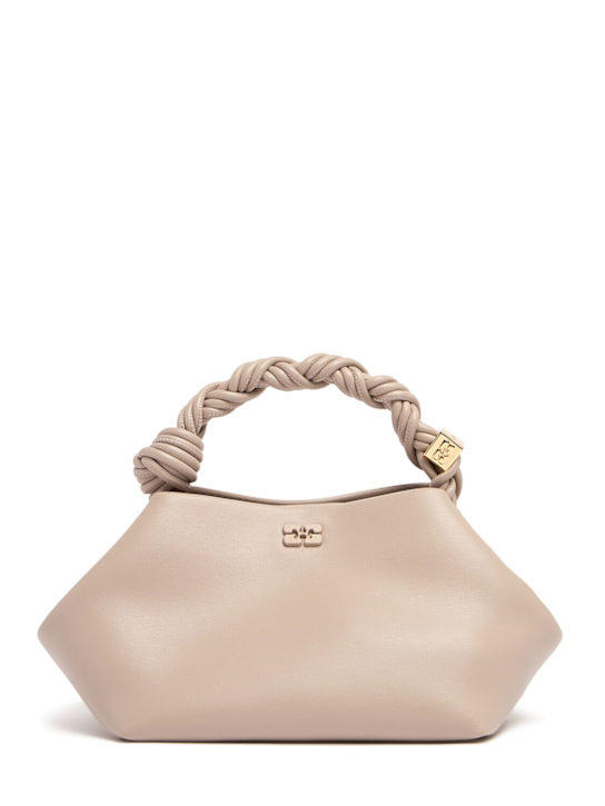 GANNI: Small Bou recycled leather bag - women_0 | Luisa Via Roma