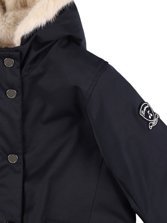 Bonpoint: コットンブレンドパーカ - kids-girls_1 | Luisa Via Roma