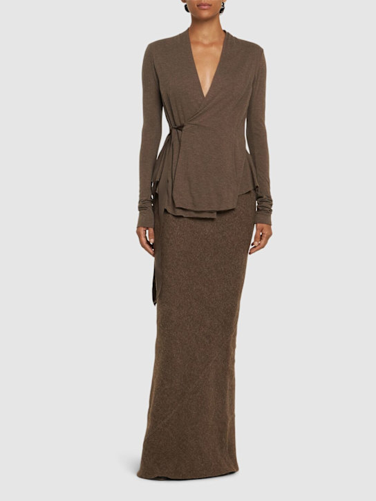 Rick Owens: Hollywood粘胶纤维混纺开衫 - women_1 | Luisa Via Roma