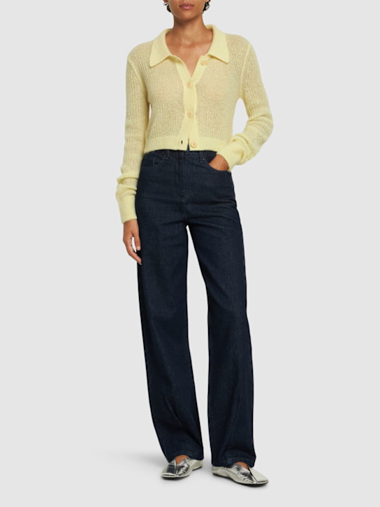 16arlington: Vante high rise straight jeans - Blue - women_1 | Luisa Via Roma