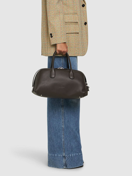 Tod's: Medium Bauletto Athena leather bag - women_1 | Luisa Via Roma