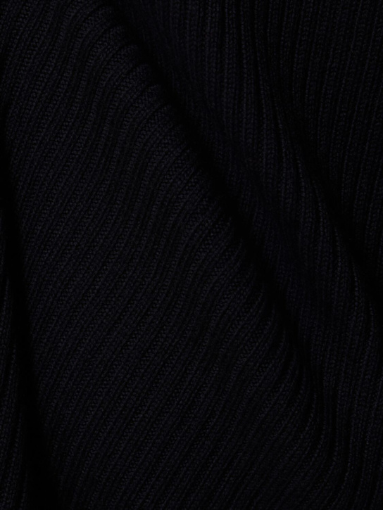 A.P.C.: Prisca wool knit turtleneck midi dress - women_1 | Luisa Via Roma