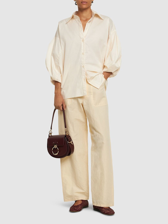 Johanna Ortiz: Flechada cotton poplin shirt - women_1 | Luisa Via Roma