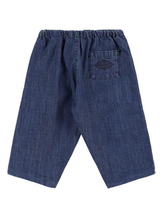 Bonpoint: コットンシャンブレーパンツ - kids-boys_1 | Luisa Via Roma