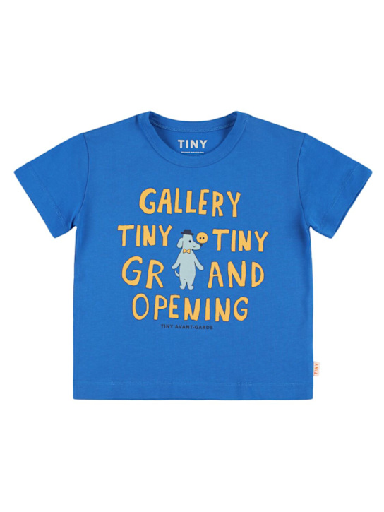 Tiny Cottons: Printed organic cotton t-shirt - kids-boys_0 | Luisa Via Roma