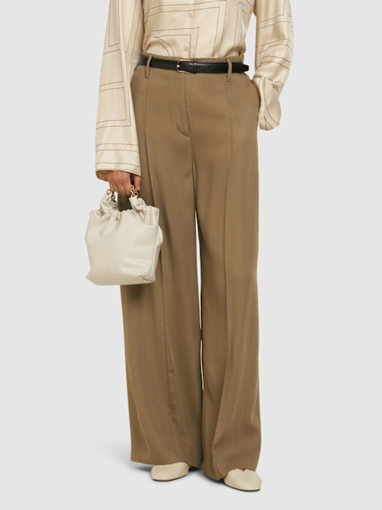 DeMellier: Small Miami smooth leather tote bag - women_1 | Luisa Via Roma