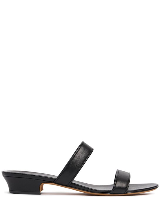 The Row: 25mm Awar strap sandals - Black - women_0 | Luisa Via Roma