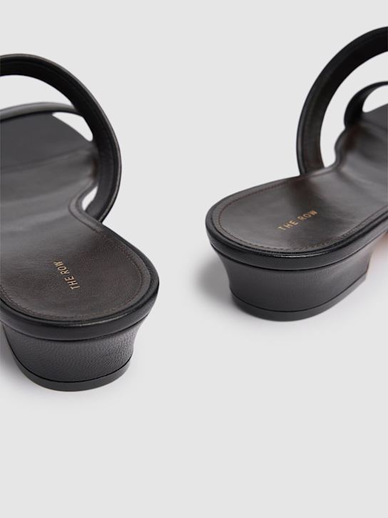 The Row: 25mm Awar strap sandals - Black - women_3 | Luisa Via Roma