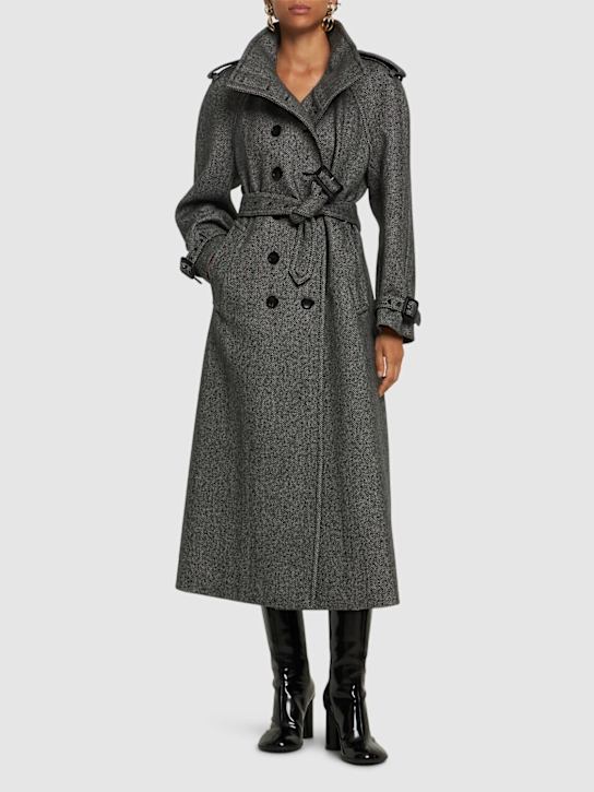 Tom Ford: Wool herringbone coat - women_1 | Luisa Via Roma