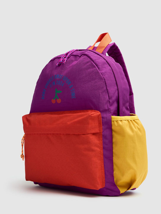 Bobo Choses: Printed recycled poly backpack - Multicolor - kids-girls_1 | Luisa Via Roma