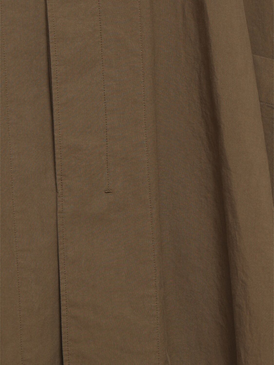 The Row: Leins gabardine trench coat - Khaki - women_2 | Luisa Via Roma