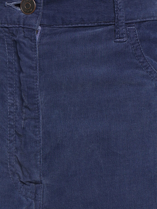 The Row: Tarley cotton corduroy straight pants - Washed Blue - women_4 | Luisa Via Roma