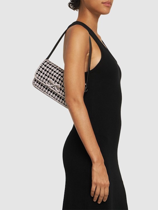 Self-portrait: Chainmail crystal shoulder bag - women_1 | Luisa Via Roma