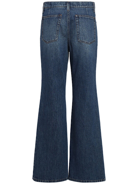 The Row: Eglitta wide cotton denim jeans - Washed Blue - women_3 | Luisa Via Roma