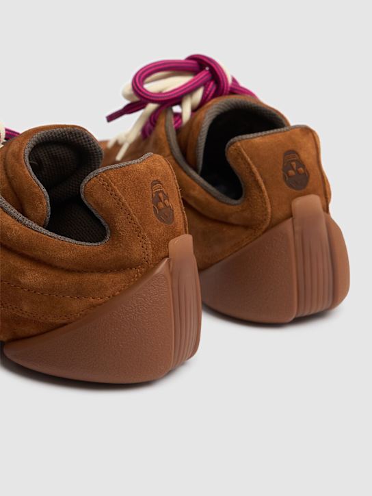 McQueen: Sneakers Flexion in pelle - Farro - men_4 | Luisa Via Roma