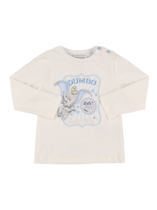 Monnalisa: Printed cotton jersey t-shirt - kids-boys_0 | Luisa Via Roma