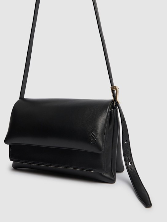 Proenza Schouler: City leather shoulder bag - Black - women_1 | Luisa Via Roma