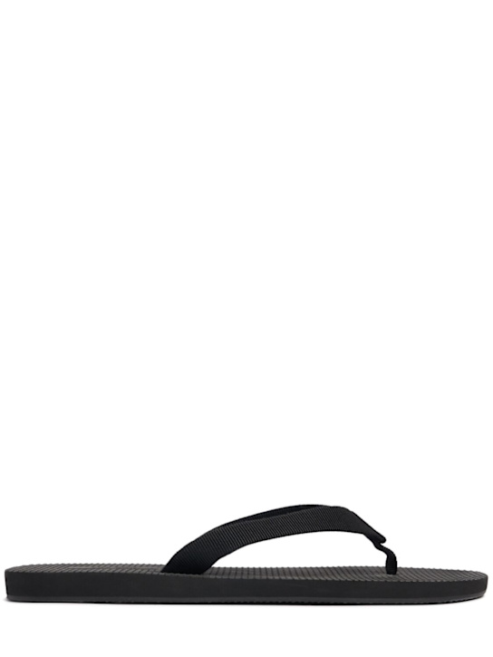 The Row: Dune classic canvas flip flops - men_0 | Luisa Via Roma