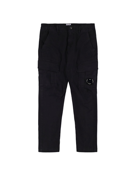 C.P. Company: Cotton blend cargo pants - kids-boys_0 | Luisa Via Roma