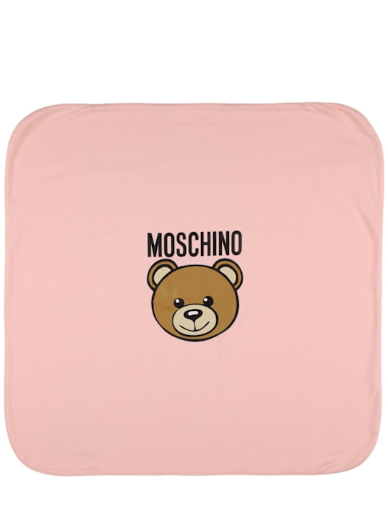 Moschino: コットンニットブランケット - kids-girls_0 | Luisa Via Roma