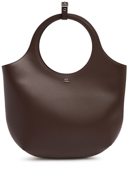 Courrèges: Medium Holy leather shoulder bag - women_0 | Luisa Via Roma