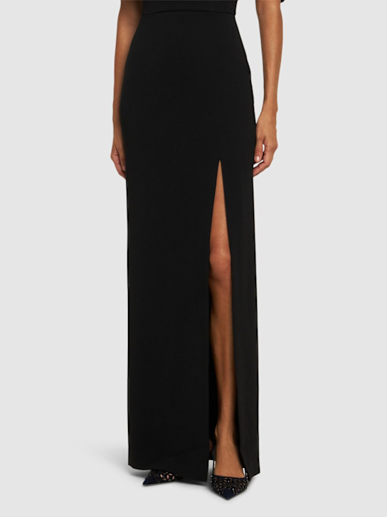 René Caovilla: 50mm Trifora suede slingbacks - Navy - women_1 | Luisa Via Roma