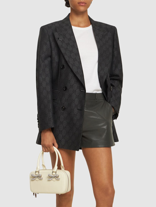 Self-portrait: Mini leather top handle bag - women_1 | Luisa Via Roma