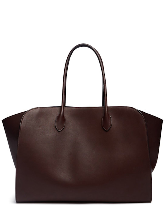 The Row: Marlo 17 saddle leather tote bag - women_0 | Luisa Via Roma
