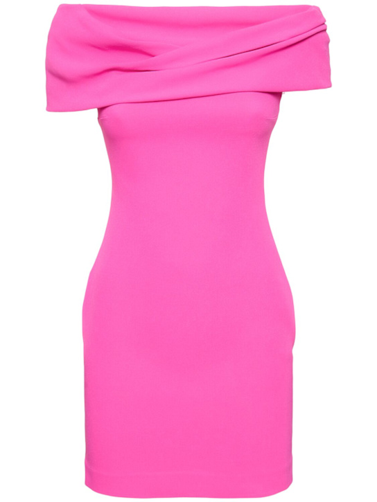 Solace London: Vestito Neve in crepe - Rosa - women_0 | Luisa Via Roma