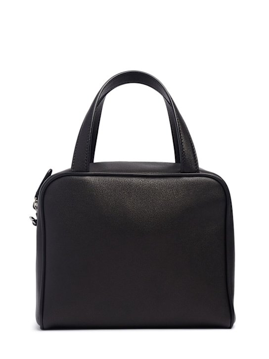 The Row: Ray matte nappa top handle bag - Black - women_0 | Luisa Via Roma