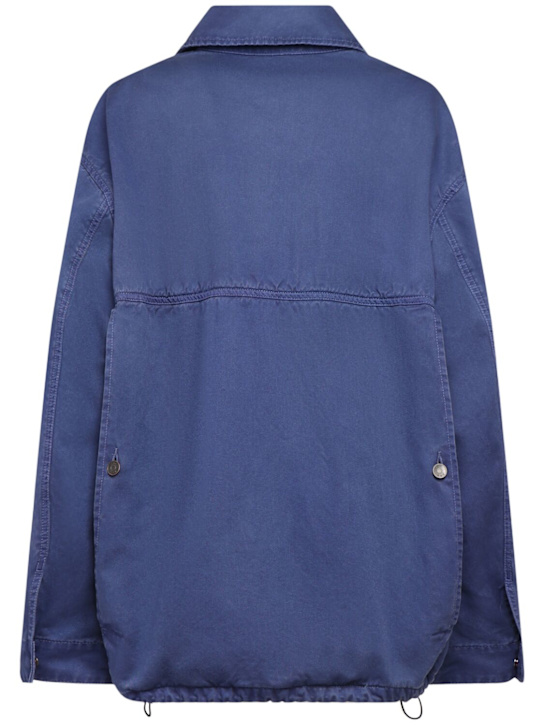 The Row: Jolene cotton denim jacket - women_1 | Luisa Via Roma