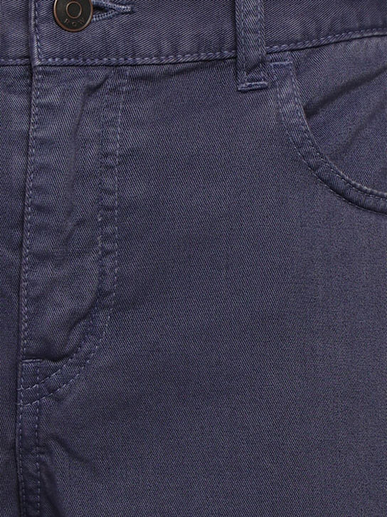 The Row: Eglitta wide cotton denim jeans - Purple/Blue - women_4 | Luisa Via Roma