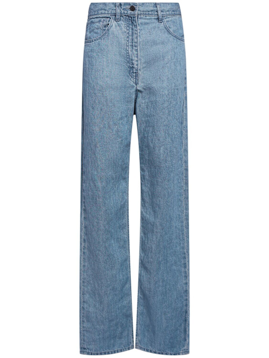 The Row: Jeans rectos - Azul - women_0 | Luisa Via Roma