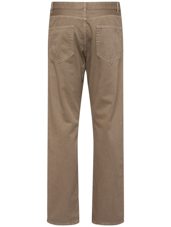 The Row: Carlisle cotton jeans - Taupe - men_3 | Luisa Via Roma