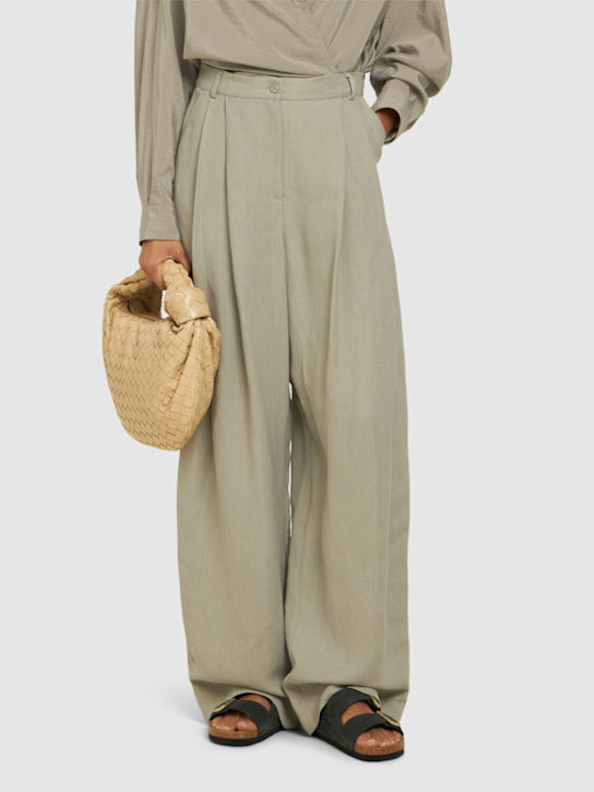 BIRKENSTOCK: Arizona oiled leather sandals - Green - women_1 | Luisa Via Roma