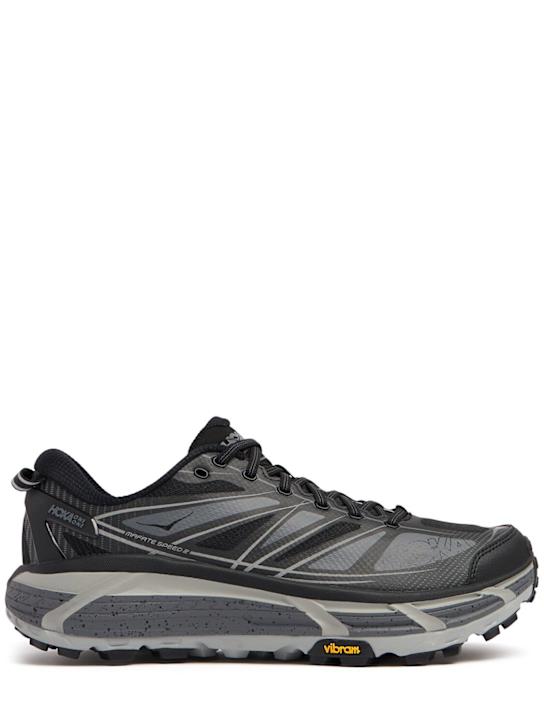 Hoka: Mafate Speed 2 sneakers - Black/Castler - women_0 | Luisa Via Roma