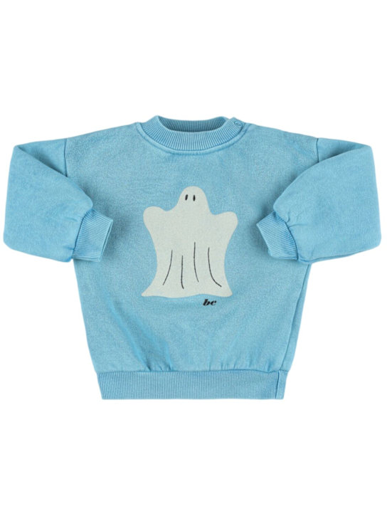 Bobo Choses: Felpa in cotone organico con stampa fantasma - kids-girls_0 | Luisa Via Roma