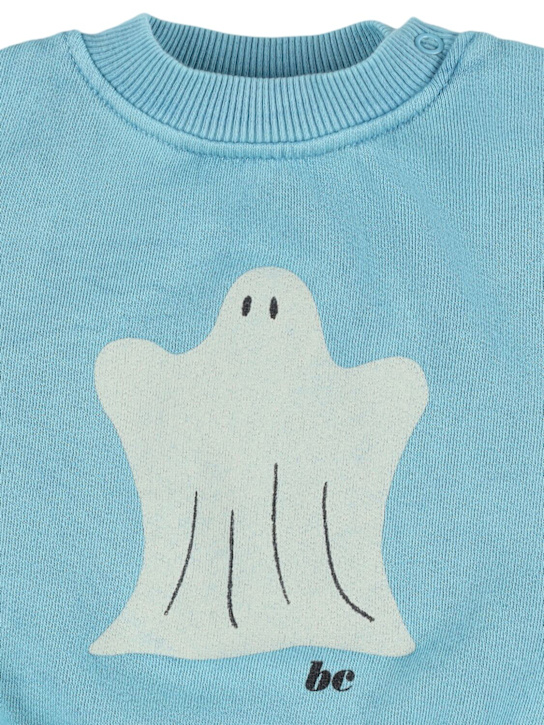 Bobo Choses: Felpa in cotone organico con stampa fantasma - kids-girls_1 | Luisa Via Roma